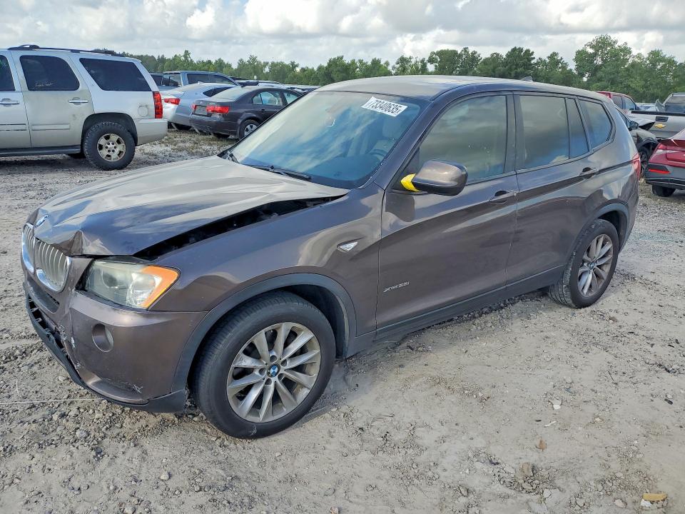 2013 BMW X3 VIN 5UXWX9C50D0A26493 COPART salvage auction — FRONT END, TX - SALVAGE VEHICLE TITLE, sold $500 on 2026-07-31 (photo 1)