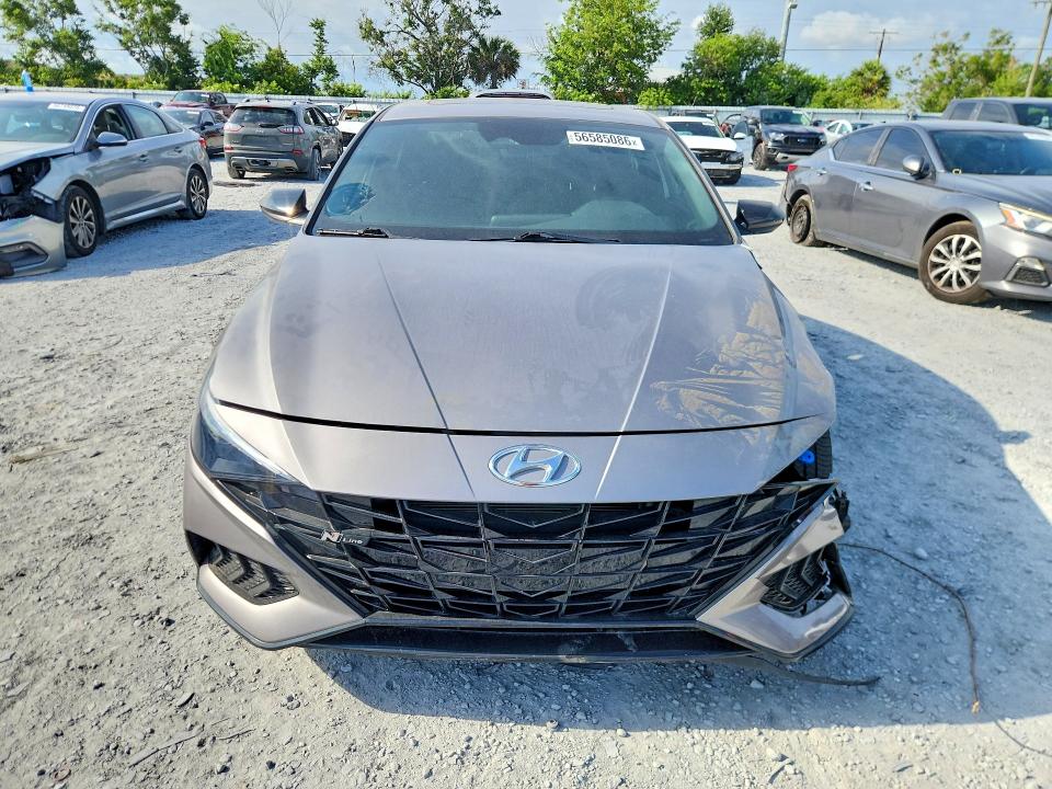 2023 Hyundai Elantra VIN KMHLR4AF6PU543753 COPART salvage auction — FRONT END, Fl - Cert Of Title Slvg Rebuildable (P), sold $4,900 on 2026-07-06 (photo 5)