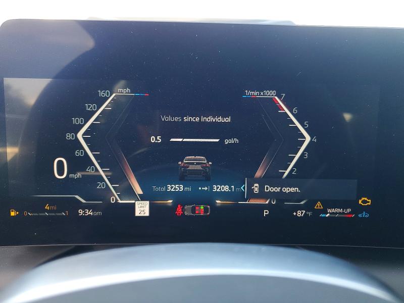 2026 BMW VIN WBA23GG02T7V43163 COPART salvage auction — FRONT END, FL - CERTIFICATE OF TITLE, sold $2,500 on 2026-07-29 (photo 9)