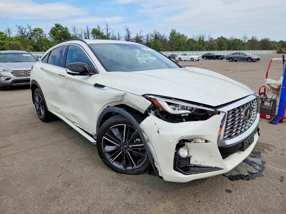 2023 Infiniti Qx55 VIN 3PCAJ5KR9PF106260 COPART salvage auction — FRONT END, NY - MV-907A SALVAGE CERTIFICATE, sold $8,400 on 2026-07-20 (photo 4)