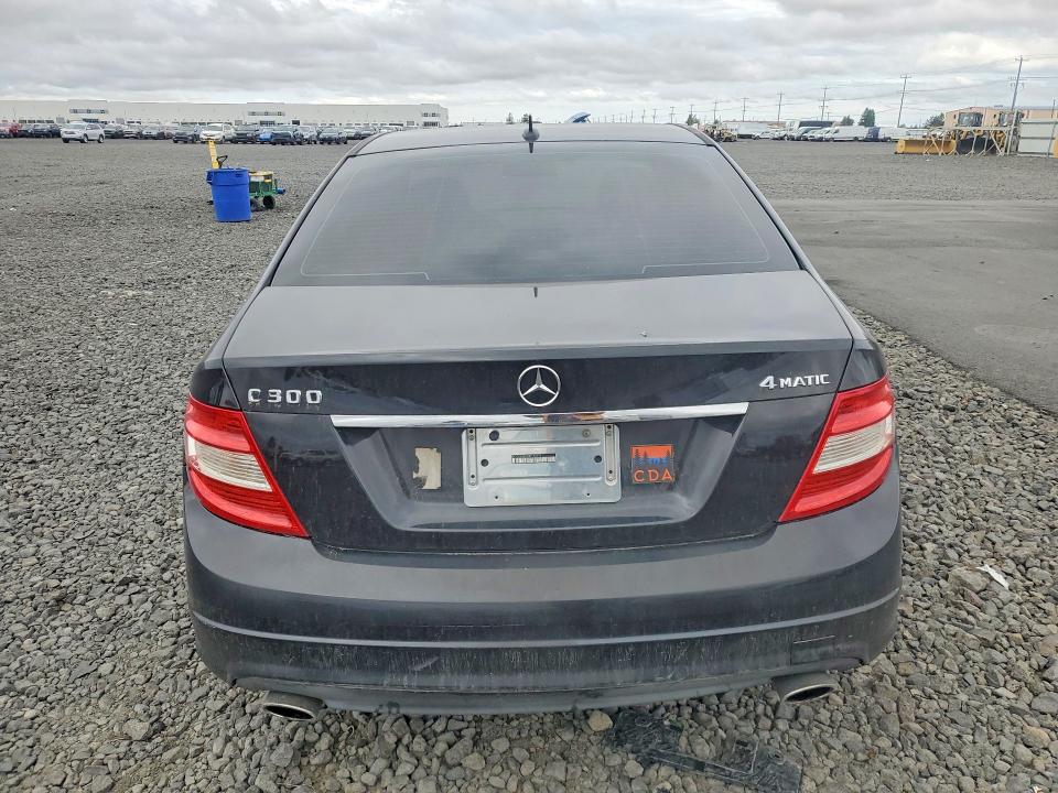 2011 Mercedes-benz C class VIN WDDGF8BB9BR184059 COPART salvage auction — FRONT END, WA - BILL OF SALE, sold $375 on 2026-07-08 (photo 6)