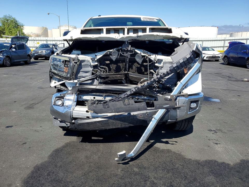 2018 Toyota Tundra VIN 5TFUY5F11JX726904 COPART salvage auction — FRONT END, Ca - Salvage Certificate, sold $14,400 on 2026-07-06 (photo 5)