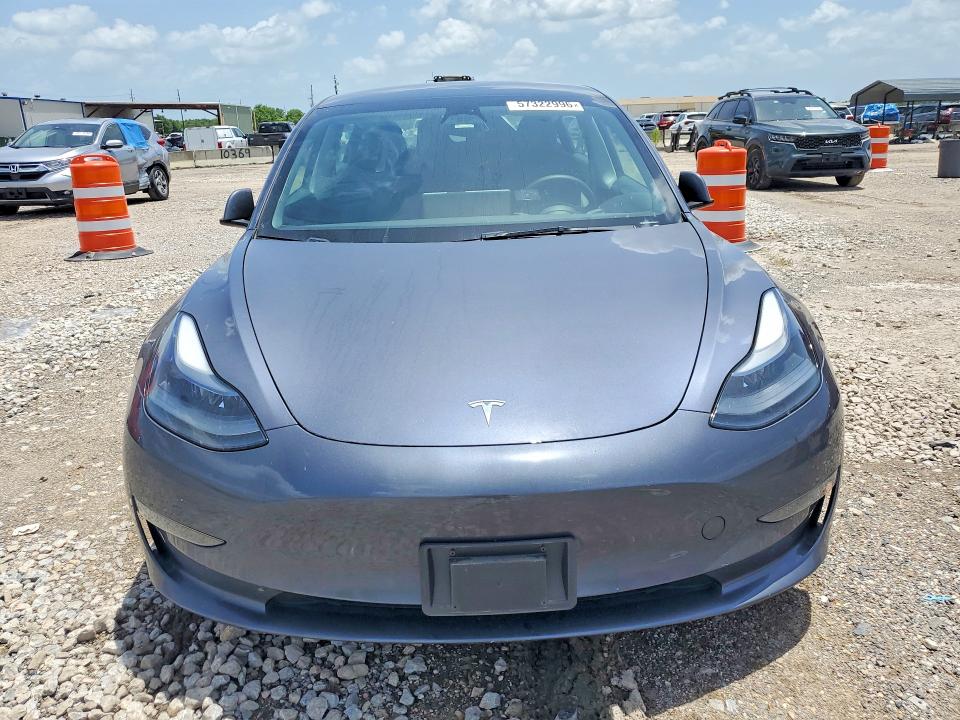 2023 Tesla Model 3 VIN 5YJ3E1EA3PF585271 COPART salvage auction — REAR END, Tx - Salvage Vehicle Title, sold $8,800 on 2026-09-02 (photo 5)