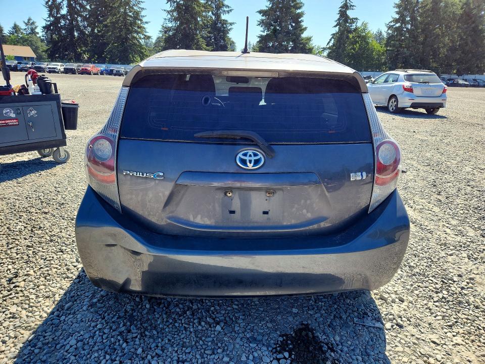 2014 Toyota Prius c VIN JTDKDTB38E1073334 COPART salvage auction — FRONT END, Wa - Vehicle Cert Of Ownership-Titl, sold $850 on 2026-07-02 (photo 6)