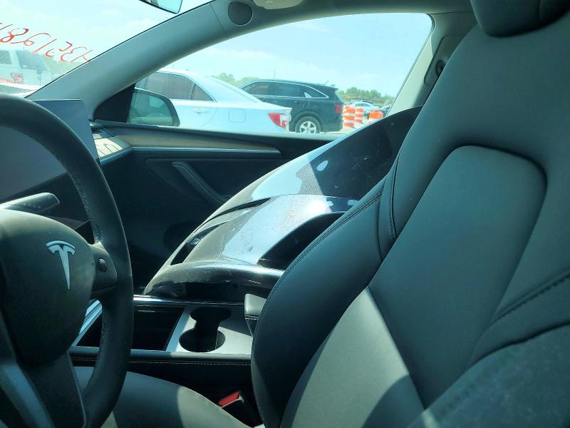 2024 Tesla Model y VIN 7SAYGDEE9RA275956 COPART salvage auction — FRONT END, TX - SALVAGE VEHICLE TITLE, sold $13,000 on 2026-07-13 (photo 9)
