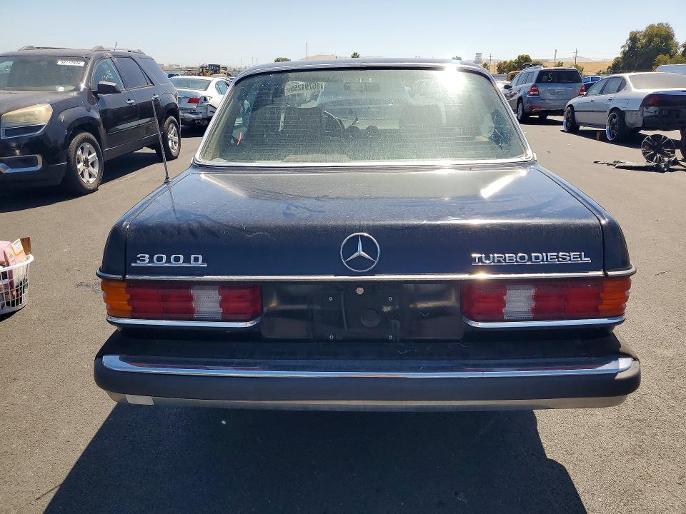 1982 Mercedes-benz 300 VIN WDBAB33A3CB013238 COPART salvage auction — VANDALISM, Ca - Salvage Certificate, sold $500 on 2026-07-08 (photo 6)