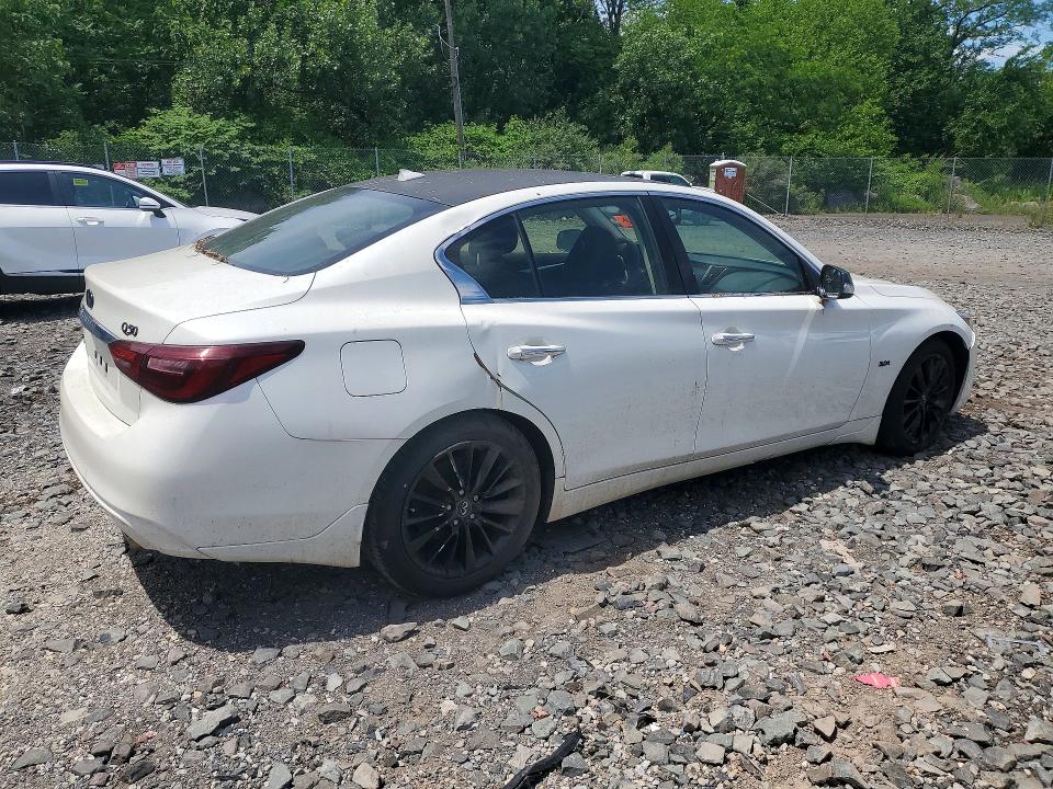 2018 Infiniti Q50 VIN JN1EV7AR8JM438520 COPART salvage auction — WATER/FLOOD, Nj - Flood Title / Previous Salvage, sold $2,150 on 2026-07-30 (photo 3)