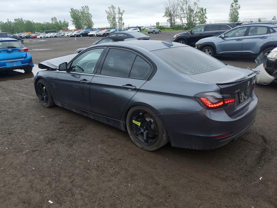 2013 BMW 3er VIN WBA3B9C53DF586518 COPART salvage auction — FRONT END, Qc - Gravement Accidente, sold $425 on 2026-07-14 (photo 2)