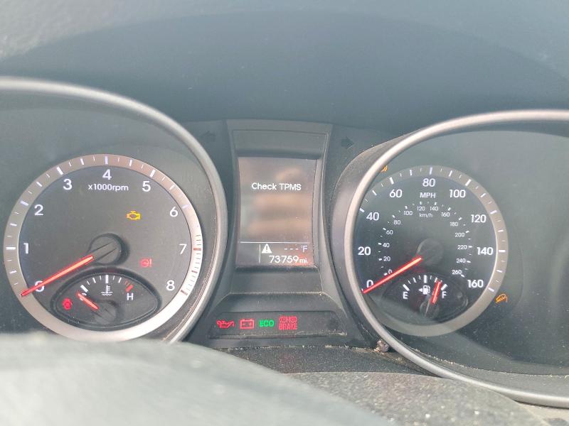 2016 Hyundai Santa fe VIN 5XYZU3LB9GG355831 COPART salvage auction — FRONT END, Tx - Salvage Vehicle Title, sold $2,250 on 2026-07-02 (photo 9)