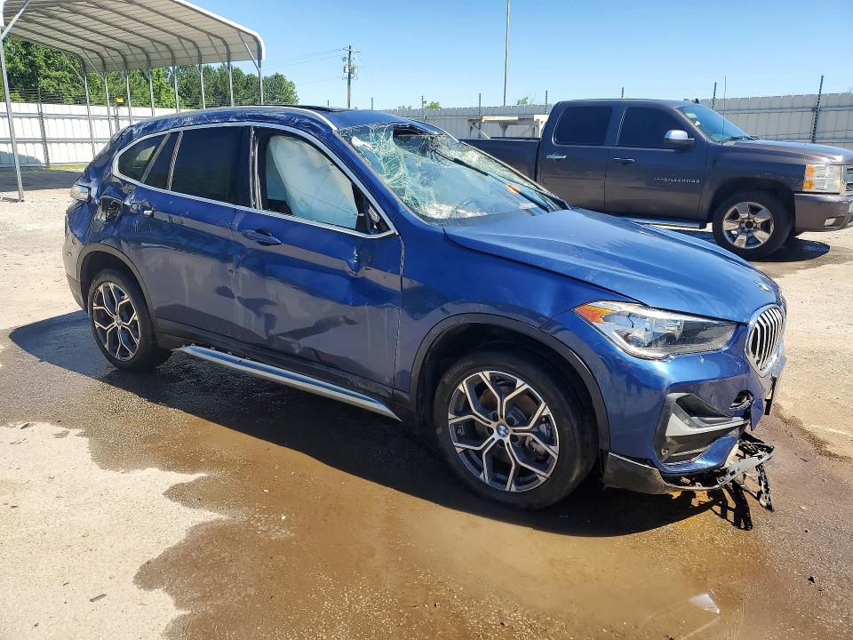 2021 BMW X1 VIN WBXJG9C05M5S54931 COPART salvage auction — ROLLOVER, Sc - Cert Of Title-Salvage, sold $1,650 on 2026-08-03 (photo 4)