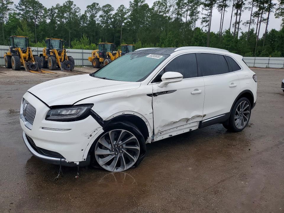 2022 Lincoln Nautilus VIN 2LMPJ8KP7NBL15758 COPART salvage auction — FRONT END, Sc - Cert Of Title-Salvage, sold $9,900 on 2026-07-08 (photo 1)