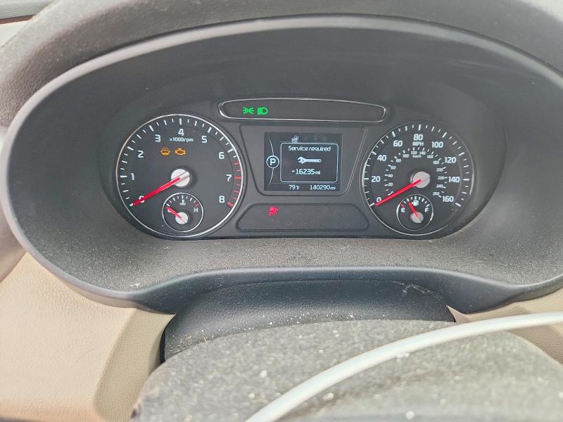 2016 Kia VIN 5XYPGDA59GG003575 COPART salvage auction — MECHANICAL, Wi - Certificate Of Title, sold $550 on 2026-07-21 (photo 9)