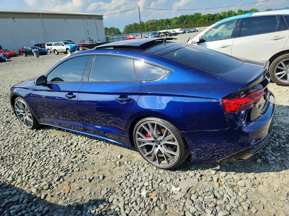 2025 Audi A5 VIN WAUFACF59SA018146 COPART salvage auction — WATER/FLOOD, Nj - Cert Of Title-Salvage Flood, sold $9,100 on 2026-07-29 (photo 2)