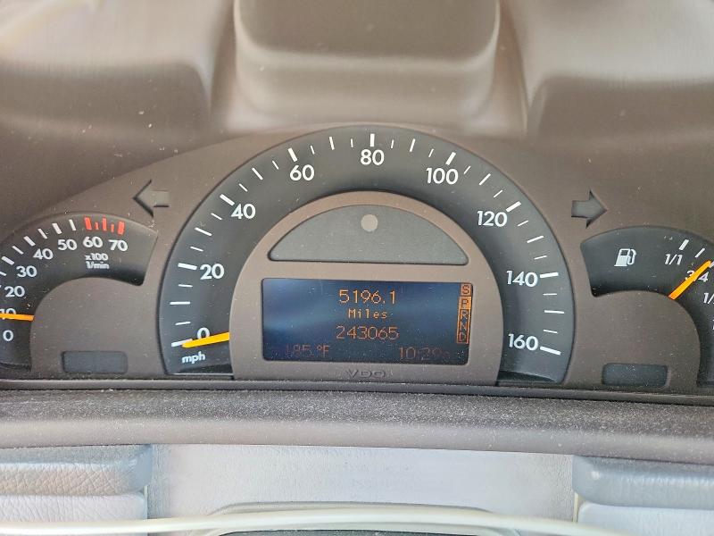 2004 Mercedes-benz C class VIN WDBRF40J74F548598 COPART salvage auction — FRONT END, Ca - Salvage Certificate, sold $225 on 2026-07-31 (photo 9)