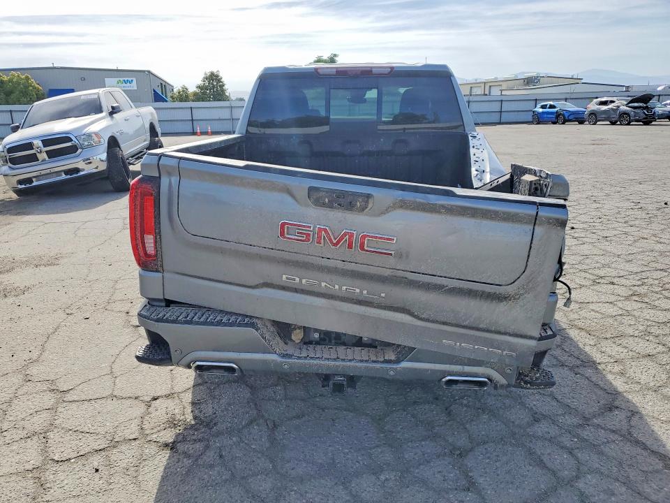 2024 Gmc SIERRA VIN 1GTUUGEL3RZ161940 COPART salvage auction — REAR END, Ca - Salvage Certificate, sold $22,100 on 2026-07-10 (photo 6)