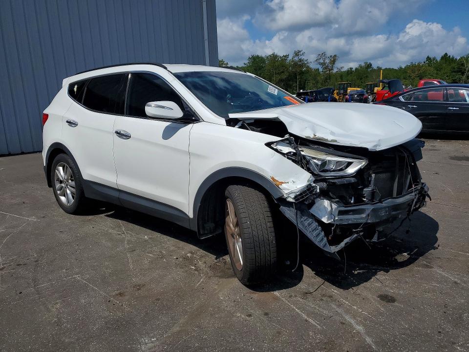 2014 Hyundai VIN 5XYZU3LA6EG177512 COPART salvage auction — FRONT END, Fl - Cert Of Ttl-Rebuilt&Slvg Rbld, sold $750 on 2026-07-08 (photo 4)
