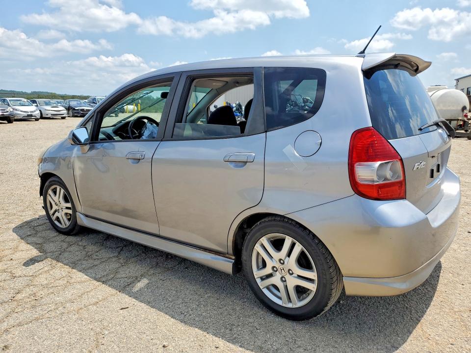 2008 Honda Fit VIN JHMGD376X8S034430 COPART salvage auction — FRONT END, Va - Cert Of Title - Salvage, sold $225 on 2026-07-31 (photo 2)