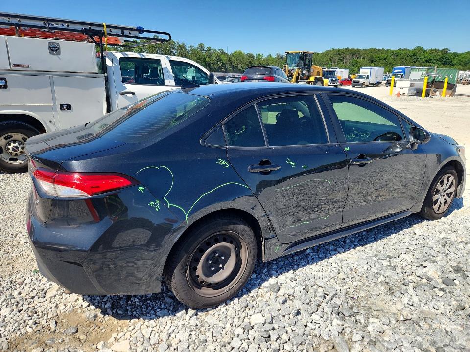 2021 Toyota Corolla VIN JTDEPMAE7MJ149038 COPART salvage auction — REAR END, Ga - Cert Of Title-Salvage, sold $3,800 on 2026-07-14 (photo 3)
