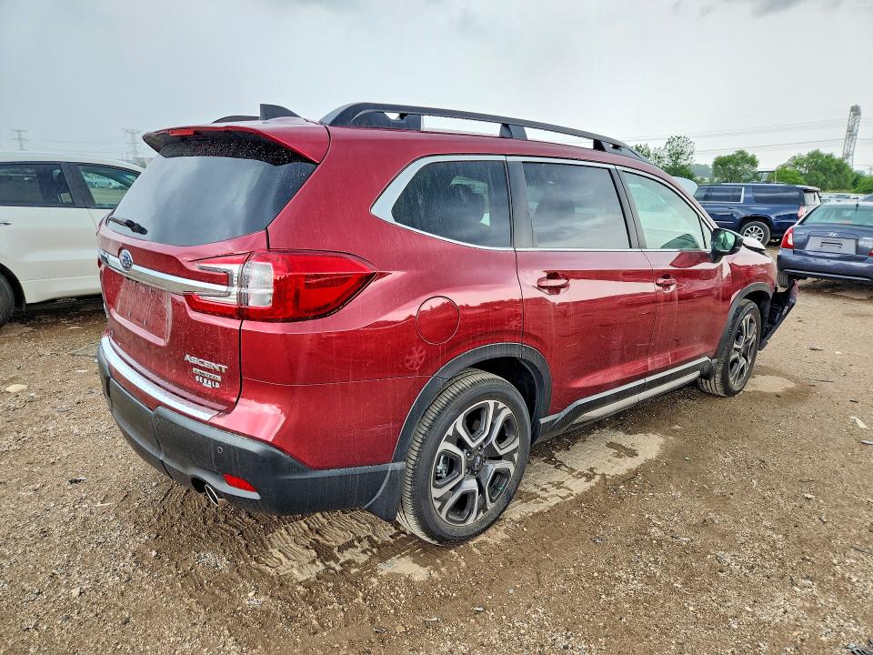 2024 Subaru Ascent VIN 4S4WMAUD0R3456136 COPART salvage auction — FRONT END, Il - Salvage Certificate, sold $8,400 on 2026-07-28 (photo 3)