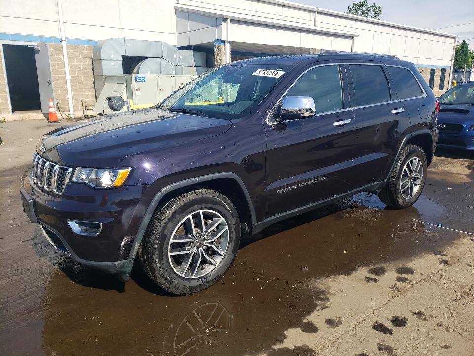 2019 Jeep Cherokee VIN 1C4RJFBG8KC660435 COPART salvage auction — FRONT END, Ct - Cert Of Title-Salvage, sold $4,550 on 2026-07-02 (photo 1)