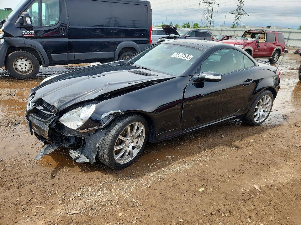 2006 Mercedes-benz Slk-klasse VIN WDBWK56F86F096428 COPART salvage auction — FRONT END, IL - SALVAGE CERTIFICATE, sold $1,100 on 2026-08-13 (photo 1)