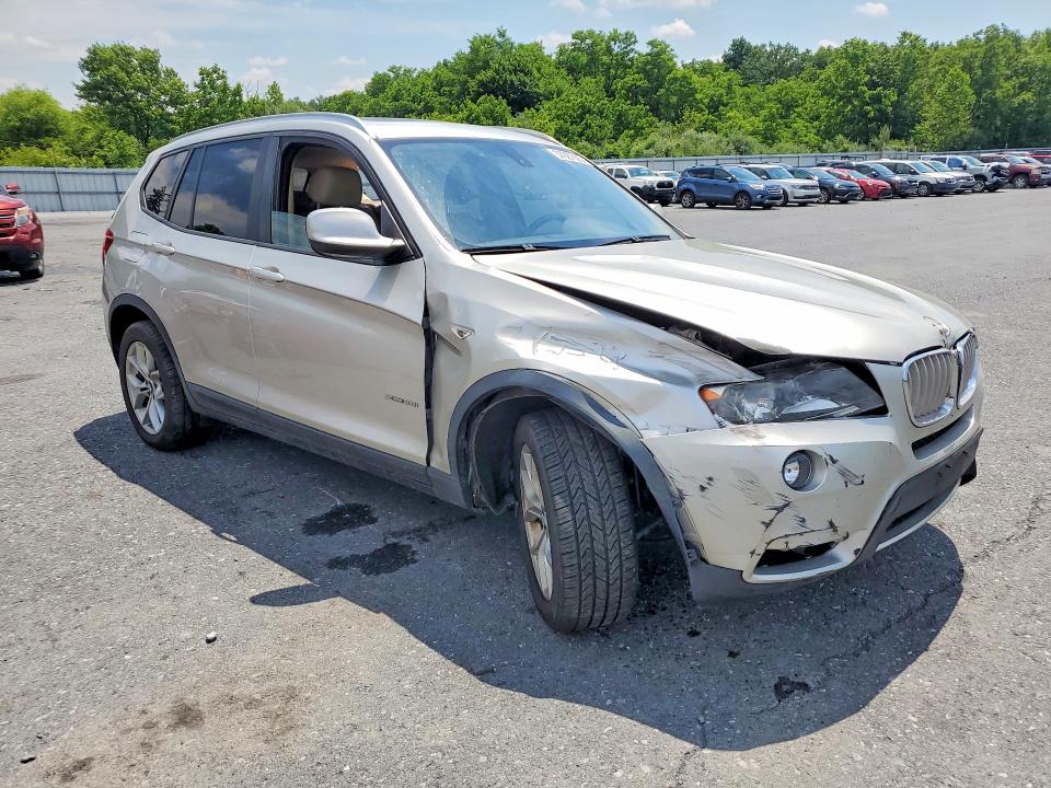 2013 BMW X3 VIN 5UXWX9C50D0A32634 COPART salvage auction — ALL OVER, Pa - Certificate Of Salvage, sold $500 on 2026-07-07 (photo 4)