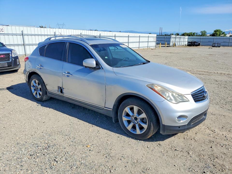 2009 Infiniti Ex35 VIN JNKAJ09E09M900188 COPART salvage auction — VANDALISM, CA - DIS/DLR/EXP LIEN PAPERS-SALV, sold $60 on 2026-07-31 (photo 4)
