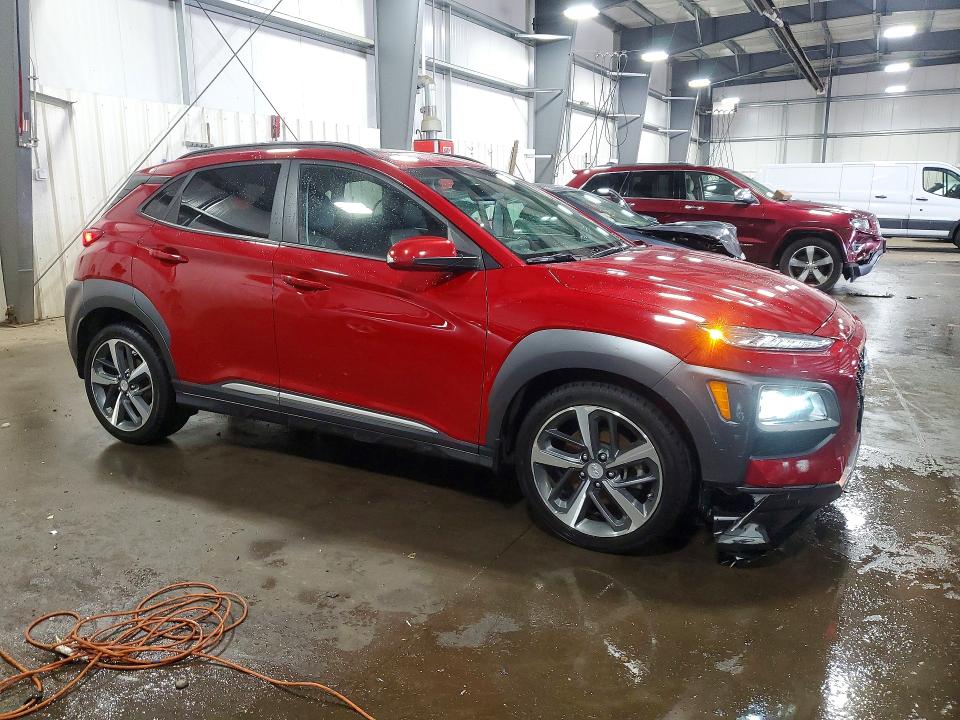 2019 Hyundai Kona VIN KM8K5CA55KU338829 COPART salvage auction — FRONT END, Mn - Cert Of Title-Salvage, sold $2,850 on 2026-07-02 (photo 4)