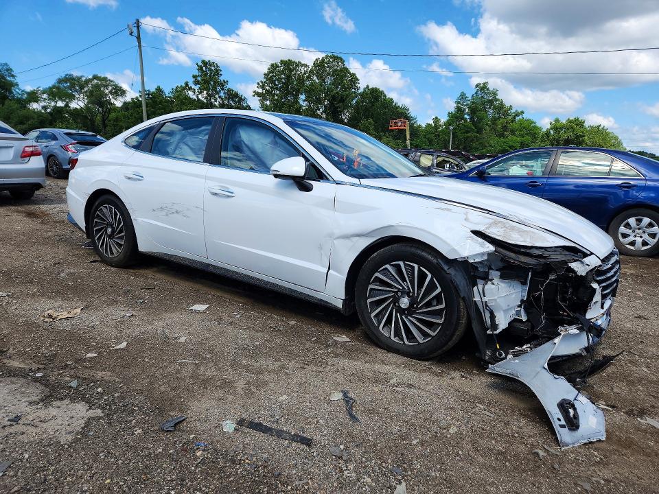 2023 Hyundai Sonata VIN KMHL54JJ9PA059304 COPART salvage auction — FRONT END, Md - Cert Of Salvage > 75% Damage, sold $7,100 on 2026-07-28 (photo 4)