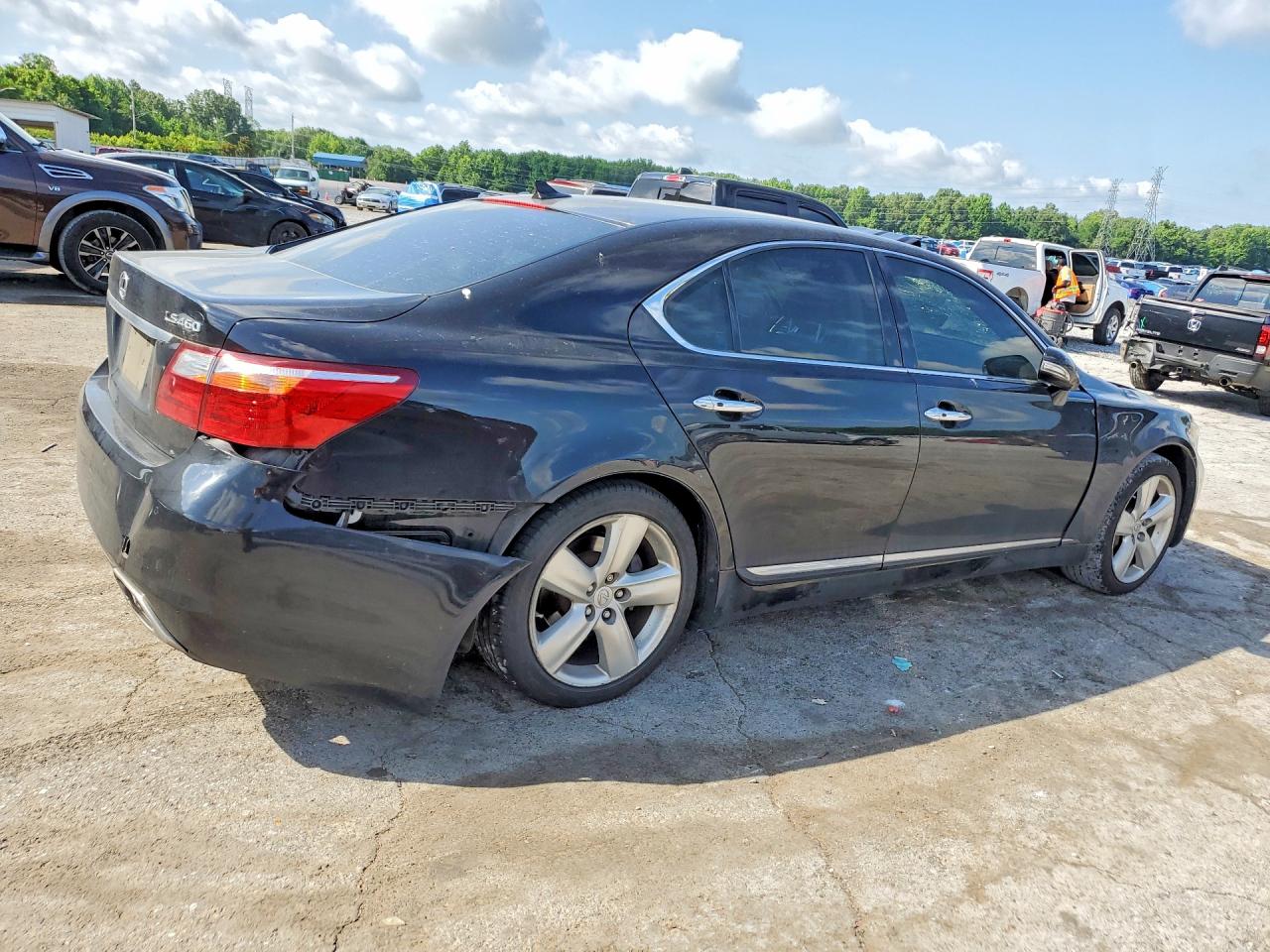 2012 Lexus LS 460 VIN JTHBL5EF5C5112065 COPART salvage auction — Front End, TN - SALVAGE CERTIFICATE, sold $1,750 on 2026-07-09 (photo 3)