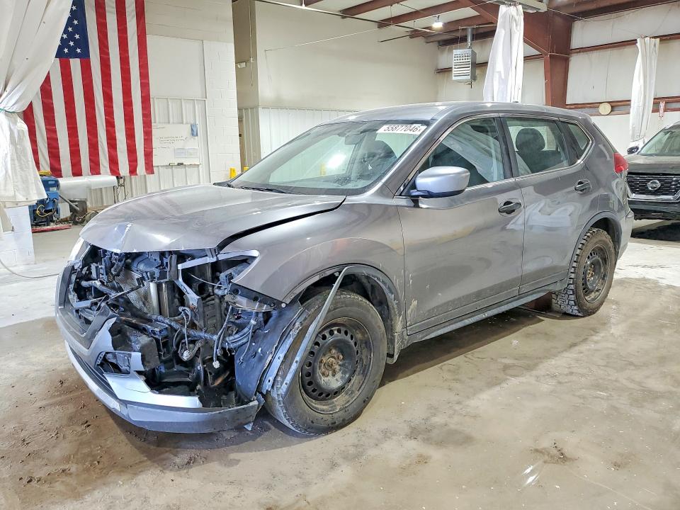 2017 Nissan Rogue VIN KNMAT2MV7HP613104 COPART salvage auction — FRONT END, Ny - Mv-907A Salvage Certificate, sold $950 on 2026-07-13 (photo 1)