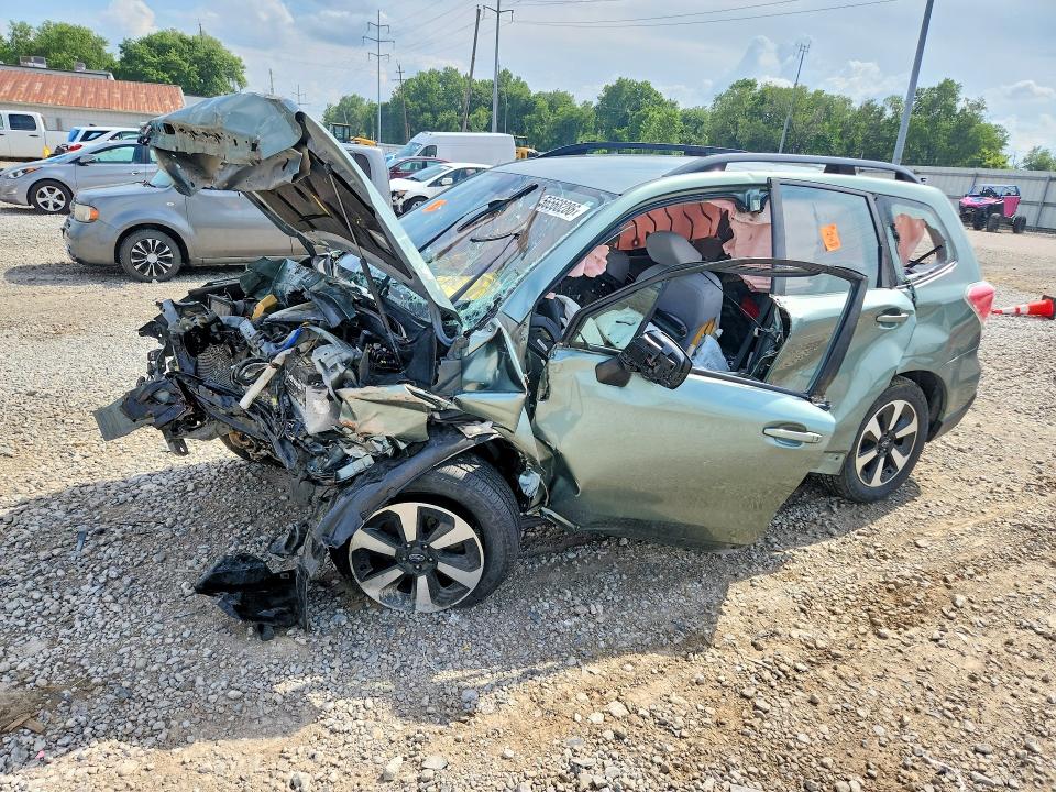 2017 Subaru Forester VIN JF2SJABC2HH516832 COPART salvage auction — FRONT END, Oh - Cert Of Title-Salvage, sold $300 on 2026-07-24 (photo 1)