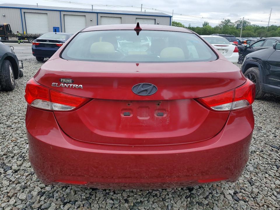 2013 Hyundai VIN 5NPDH4AE0DH428462 COPART salvage auction — WATER/FLOOD, Az - Cert Of Title - Salvage, sold $400 on 2026-07-09 (photo 6)