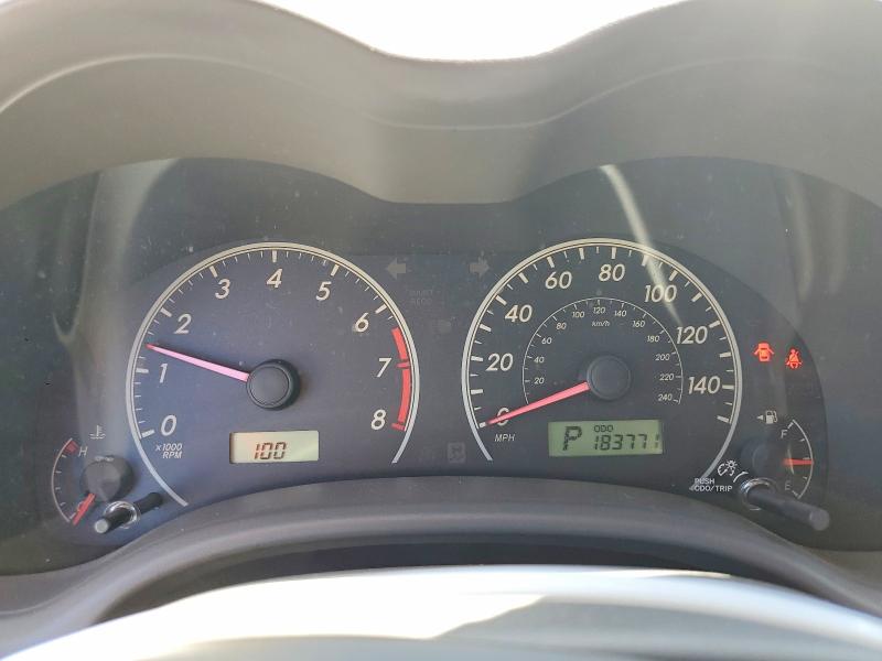 2009 Toyota Corolla VIN JTDBL40E59J028306 COPART salvage auction — FRONT END, CA - DIS/DLR/EXP ONLY CLEAN TITLE, sold $1,550 on 2026-07-28 (photo 9)