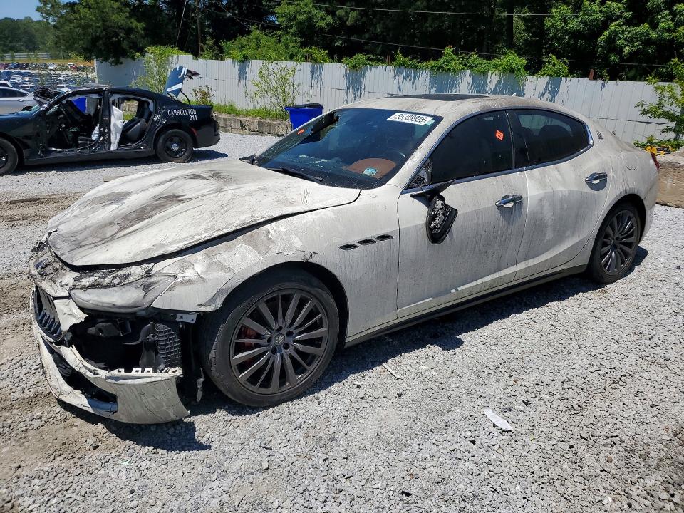 2019 Maserati Ghibli VIN ZAM57XSA8K1328257 COPART salvage auction — FRONT END, Ga - Cert Of Title-Salvage, sold $2,900 on 2026-07-20 (photo 1)