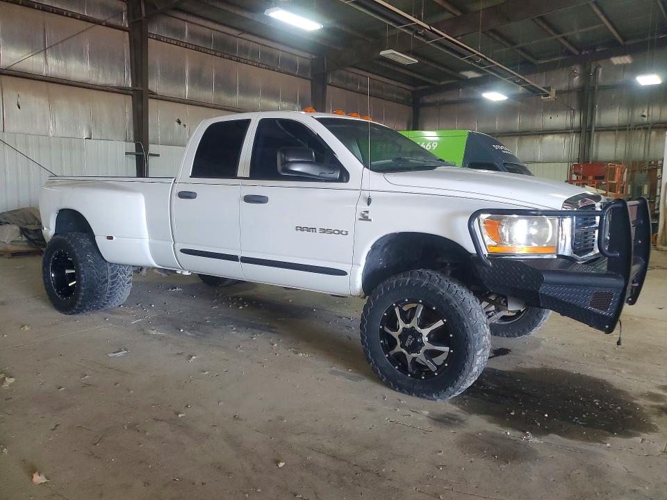 2006 Dodge Ram VIN 3D7MX48C76G101081 COPART salvage auction — HAIL, Mo - Salvage Certificate Of Title, sold $7,700 on 2026-08-21 (photo 4)
