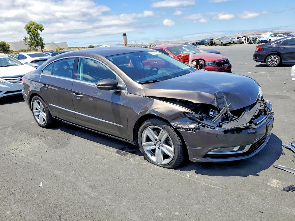 2013 Volkswagen Cc VIN WVWBP7AN0DE523566 COPART salvage auction — FRONT END, CA - SALVAGE CERTIFICATE, sold $675 on 2026-07-22 (photo 4)
