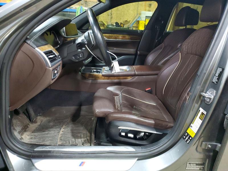 2016 BMW 7er VIN WBA7F2C58GG419079 COPART salvage auction — FRONT END, Mn - Cert Of Title-Salvage, sold $125 on 2026-07-21 (photo 7)