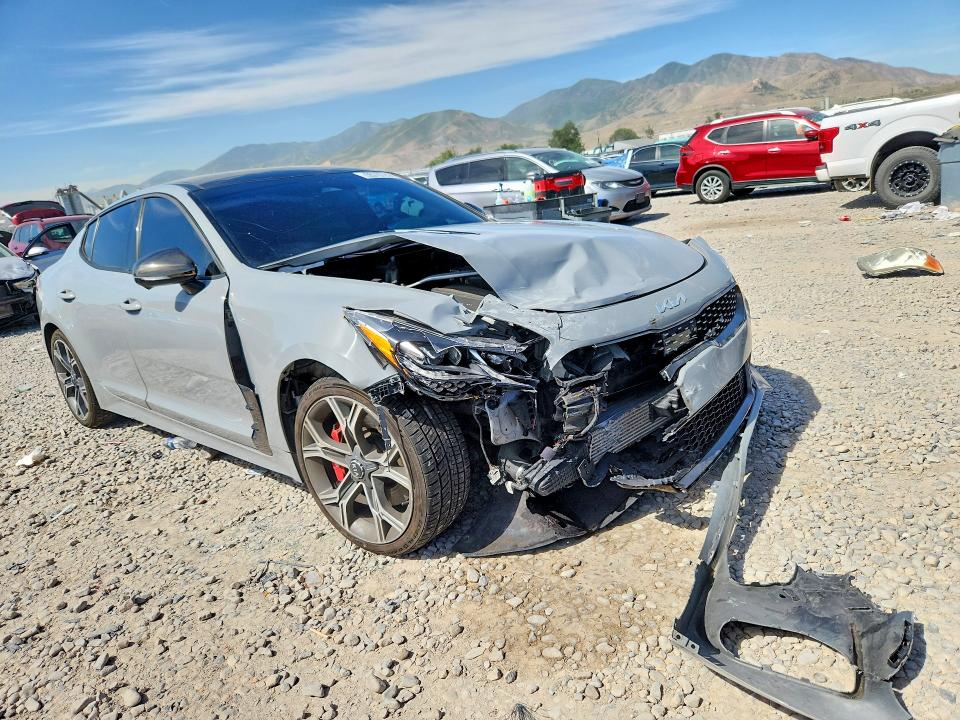 2023 Kia VIN KNAE55LC4P6134556 COPART salvage auction — FRONT END, Ut - Salvage Certificate, sold $8,200 on 2026-07-24 (photo 4)