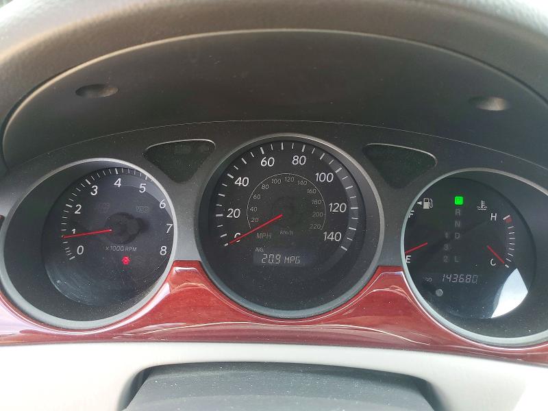 2002 Lexus ES VIN JTHBF30GX25030701 COPART salvage auction — FRONT END, Ms - Cert Of Title-Salvaged, sold $475 on 2026-07-17 (photo 9)