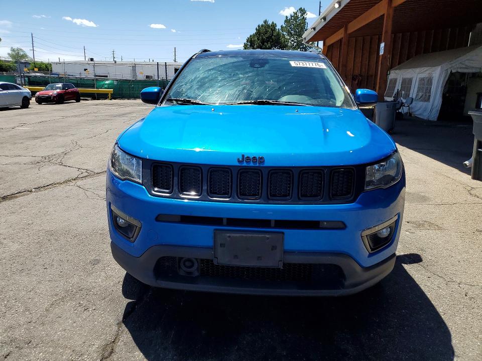2021 Jeep Compass VIN 3C4NJDBB3MT512661 COPART salvage auction — HAIL, Co - Certificate Of Title, sold $8,800 on 2026-08-25 (photo 5)