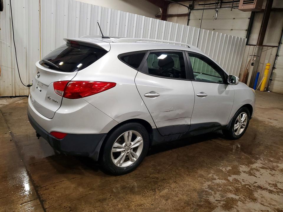 2012 Hyundai VIN KM8JU3AC5CU435222 COPART salvage auction — REAR END, Pa - Certificate Of Salvage, sold $1,950 on 2026-07-17 (photo 3)