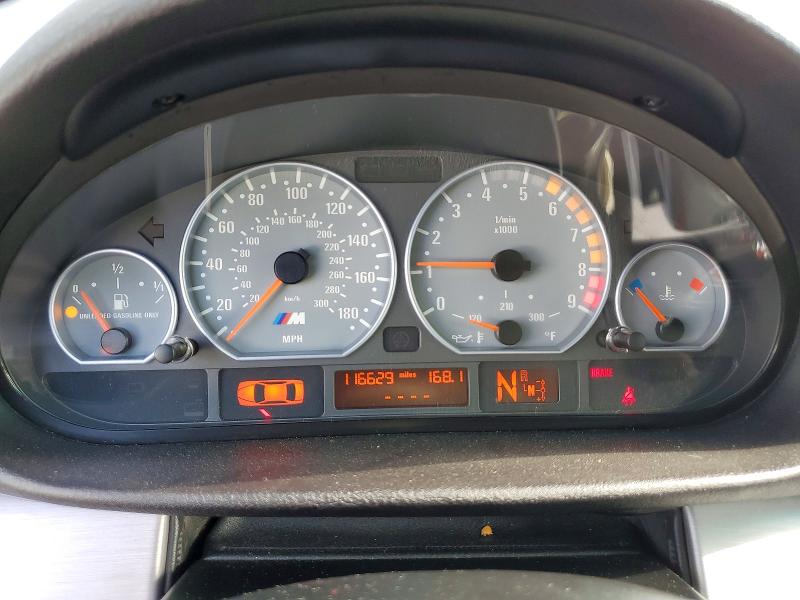 2004 BMW M3 VIN WBSBR93444PK04906 COPART salvage auction — NORMAL WEAR, FL - CERTIFICATE OF TITLE, sold $2,450 on 2026-07-27 (photo 9)