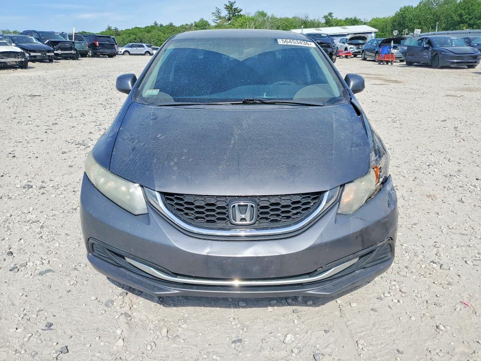 2013 Honda VIN 2HGFB2F51DH523260 COPART salvage auction — FRONT END, Ma - Cert Of Title-Reconstrctd Coll, sold $1,150 on 2026-07-22 (photo 5)