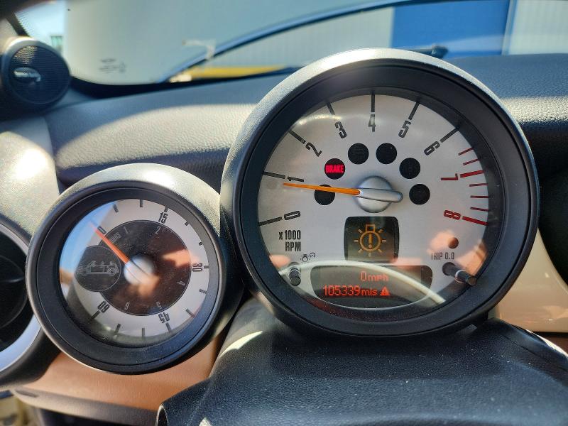 2014 Mini Cooper VIN WMWSY3C54ET566661 COPART salvage auction — REAR END, Tx - Salvage Vehicle Title, sold $2,600 on 2026-07-31 (photo 9)