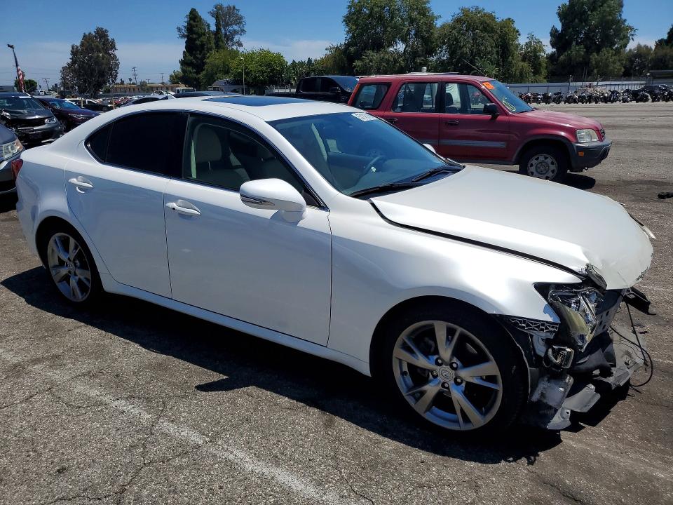 2009 Lexus Is VIN JTHBK262995102399 COPART salvage auction — FRONT END, Ca - Salvage Certificate, sold $350 on 2026-07-21 (photo 4)