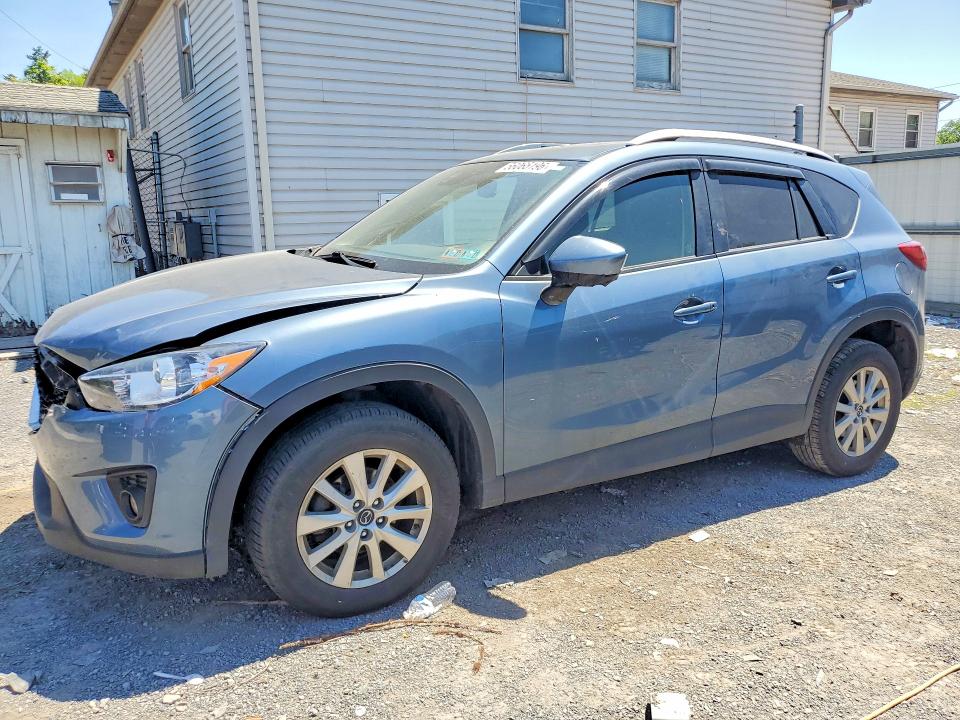 2014 Mazda Cx-5 VIN JM3KE4CY2E0394117 COPART salvage auction — FRONT END, Pa - Certificate Of Salvage, sold $2,850 on 2026-07-13 (photo 1)