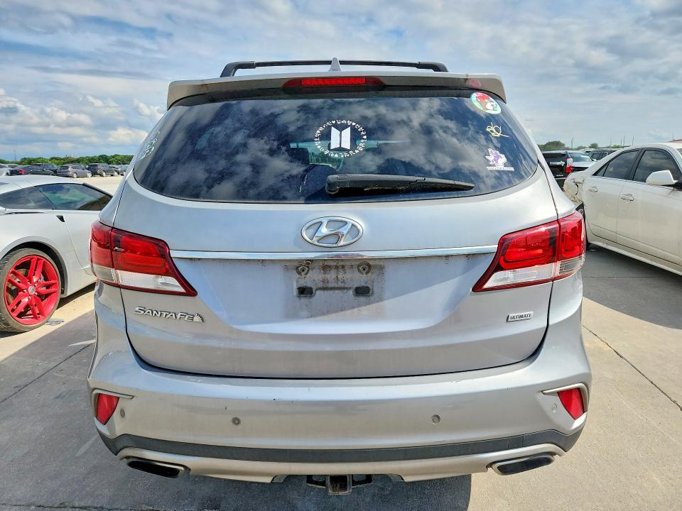 2017 Hyundai Santa fe VIN KM8SR4HF7HU167969 COPART salvage auction — UNDERCARRIAGE, Tx - Certificate Of Title (P), sold $4,700 on 2026-07-09 (photo 6)