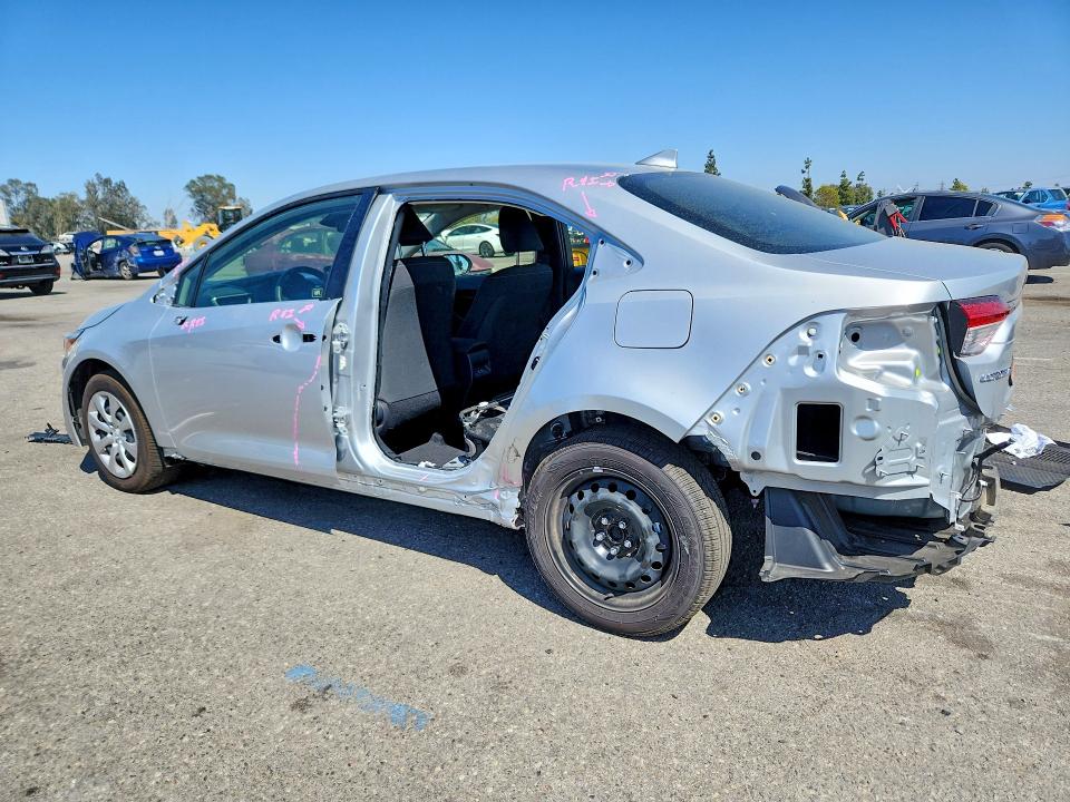 2026 Toyota Corolla VIN JTDBCMFE9T3131358 COPART salvage auction — REAR END, Ca - Salvage Certificate, sold $8,300 on 2026-07-09 (photo 2)