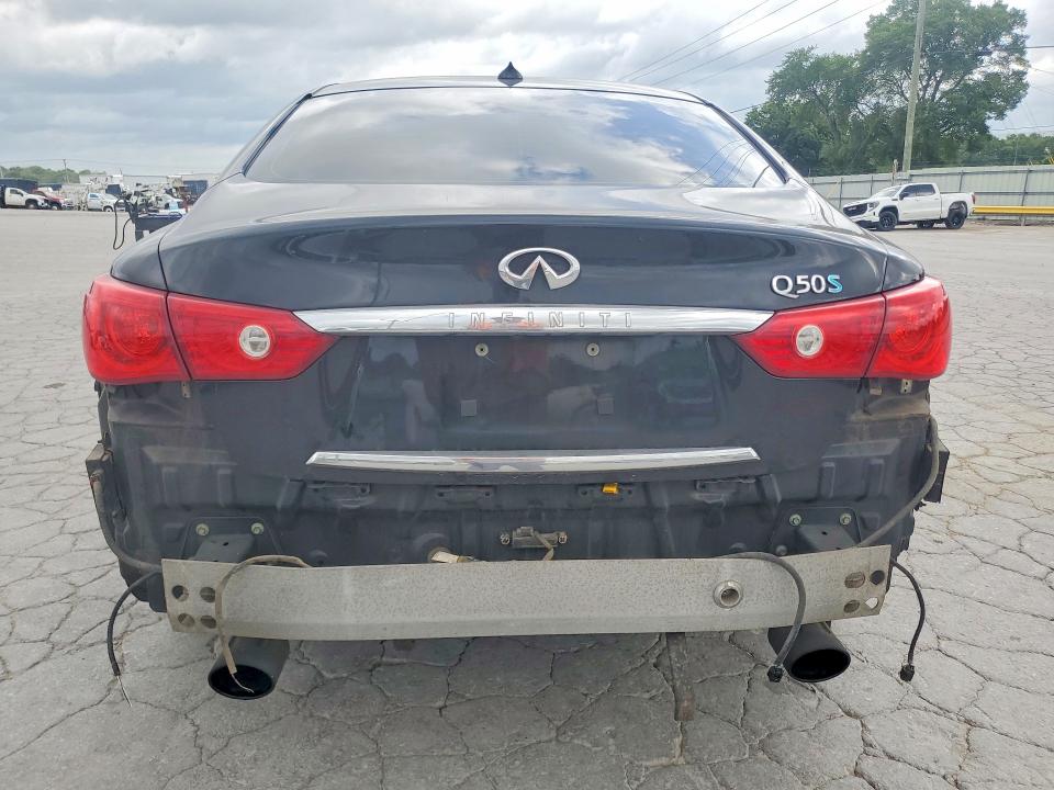 2014 Infiniti Q50 VIN JN1AV7AP4EM690333 COPART salvage auction — REAR END, Tn - Salvage Certificate, sold $1,150 on 2026-07-08 (photo 6)